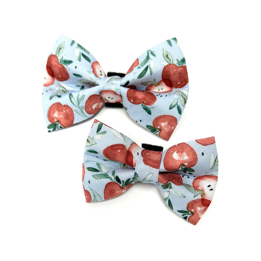 Apple Dog Bow Tie