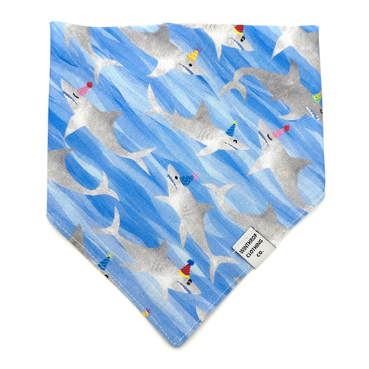 Birthday Shark Dog Bandana