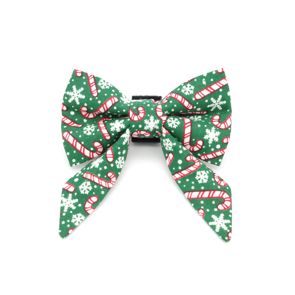 Candy Cane Sailor Dog Bow
