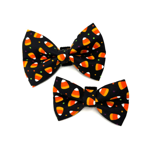 Candy Corn Dog Bow Tie