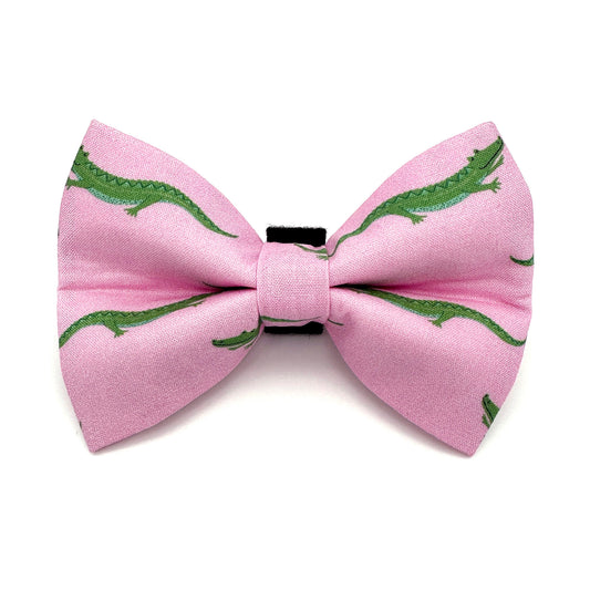Crocodile Dog Bow Tie