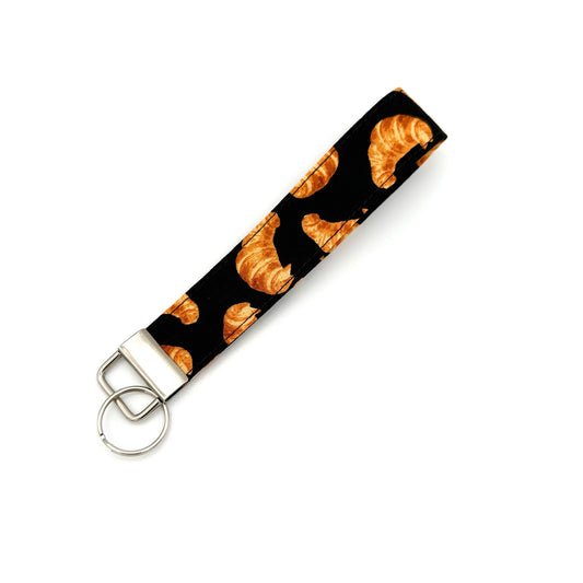Croissant Wristlet Keychain