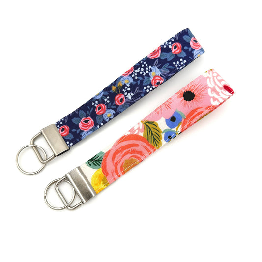 Floral Wristlet Keychains