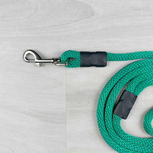 Green Rope Dog Leash