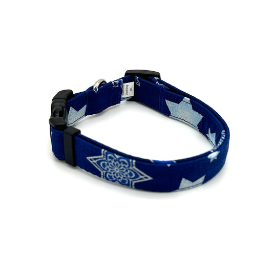 Hanukkah Stars Dog Collar