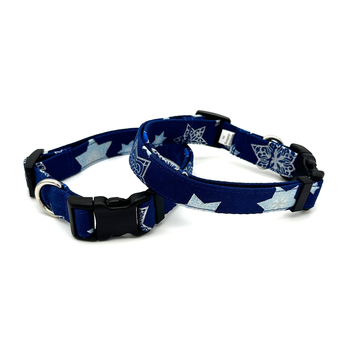 Hanukkah Stars Dog Collar