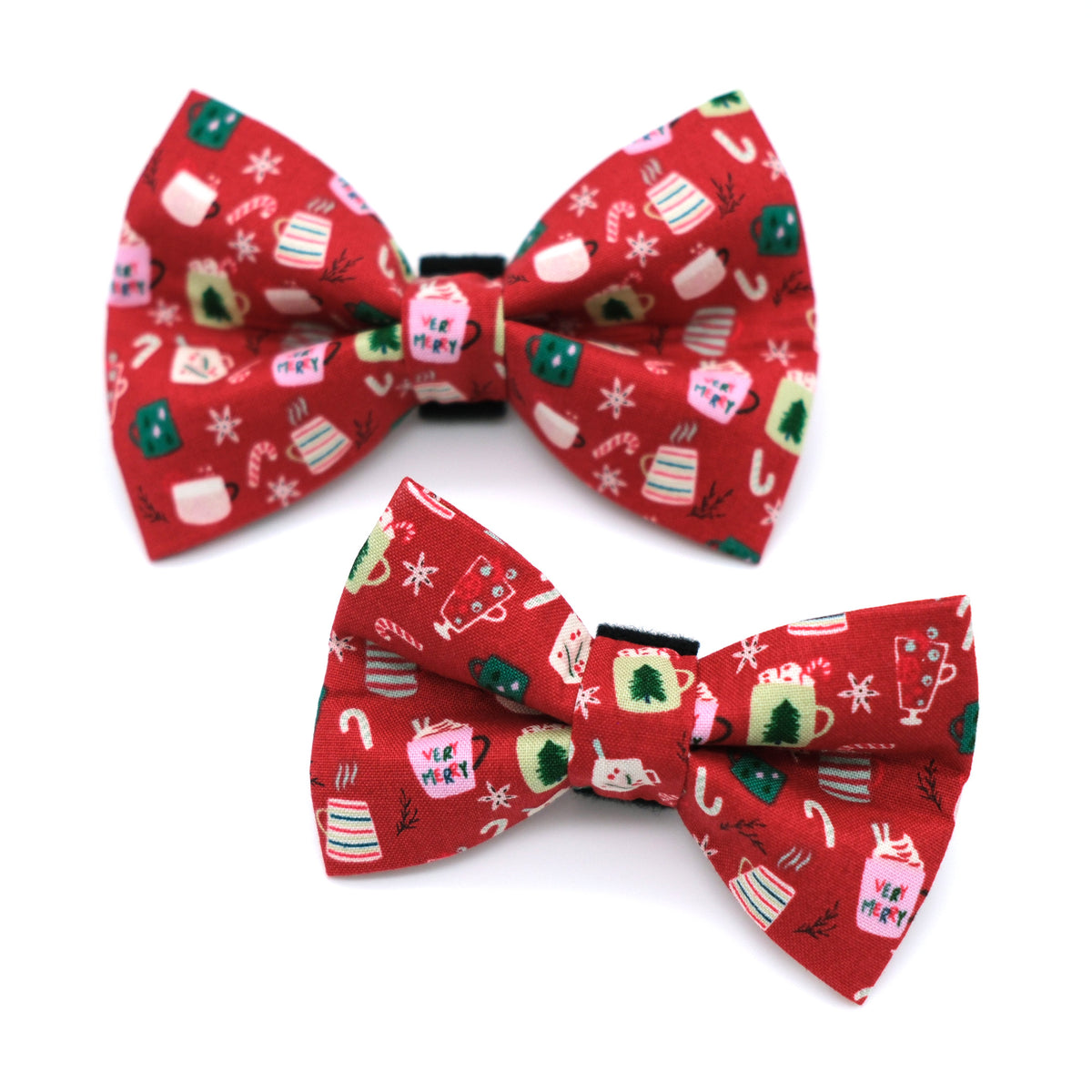 Holiday Mugs Dog Bow Tie