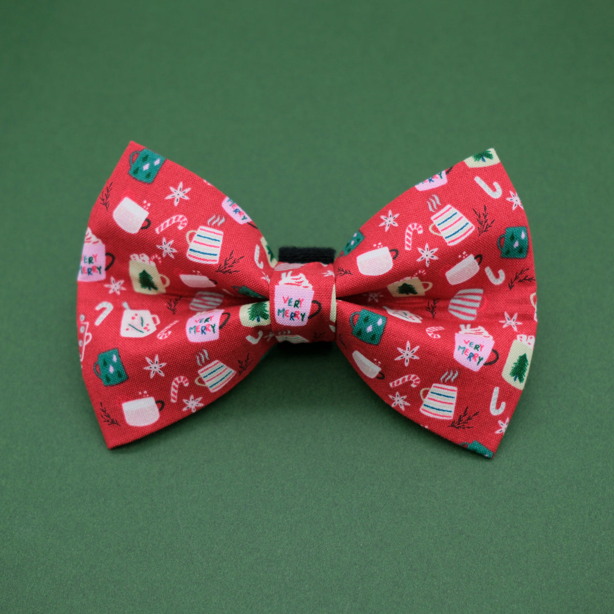 Holiday Mugs Dog Bow Tie