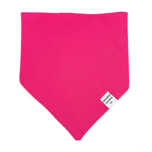 Hot Pink Dog Bandana