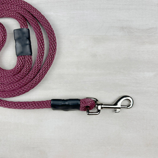 Maroon Rope Dog Leash
