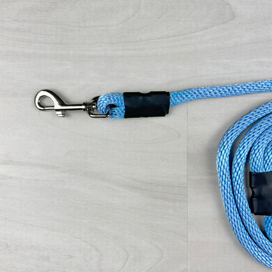 Light Blue Rope Dog Leash