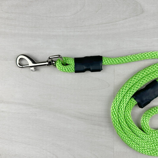 Lime Green Rope Dog Leash