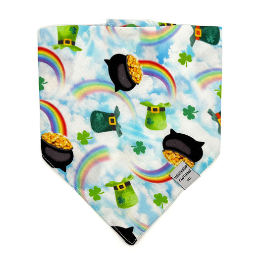 Lucky Pot of Gold Dog Bandana