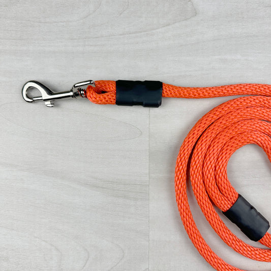 Orange Rope Dog Leash