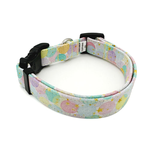 Pastel Confetti Birthday Dog Collar