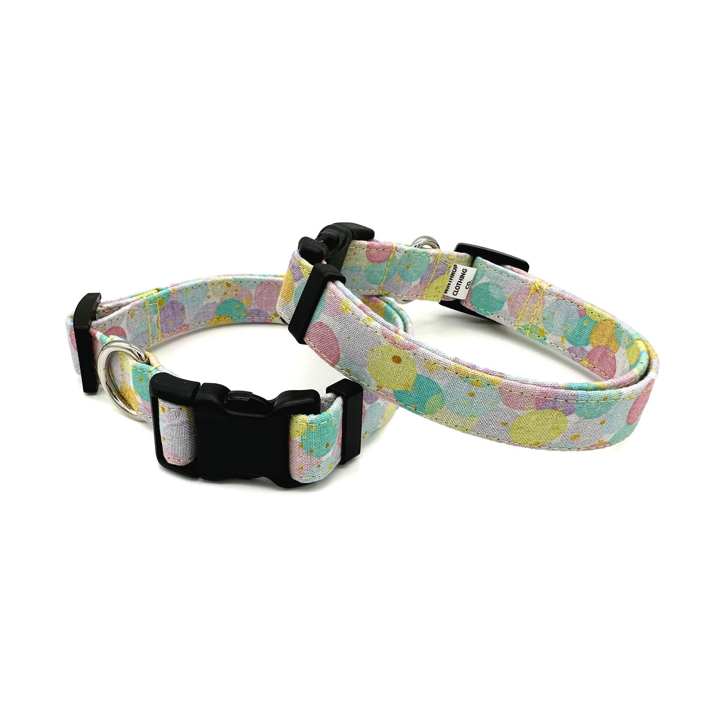 Pastel Confetti Birthday Dog Collar