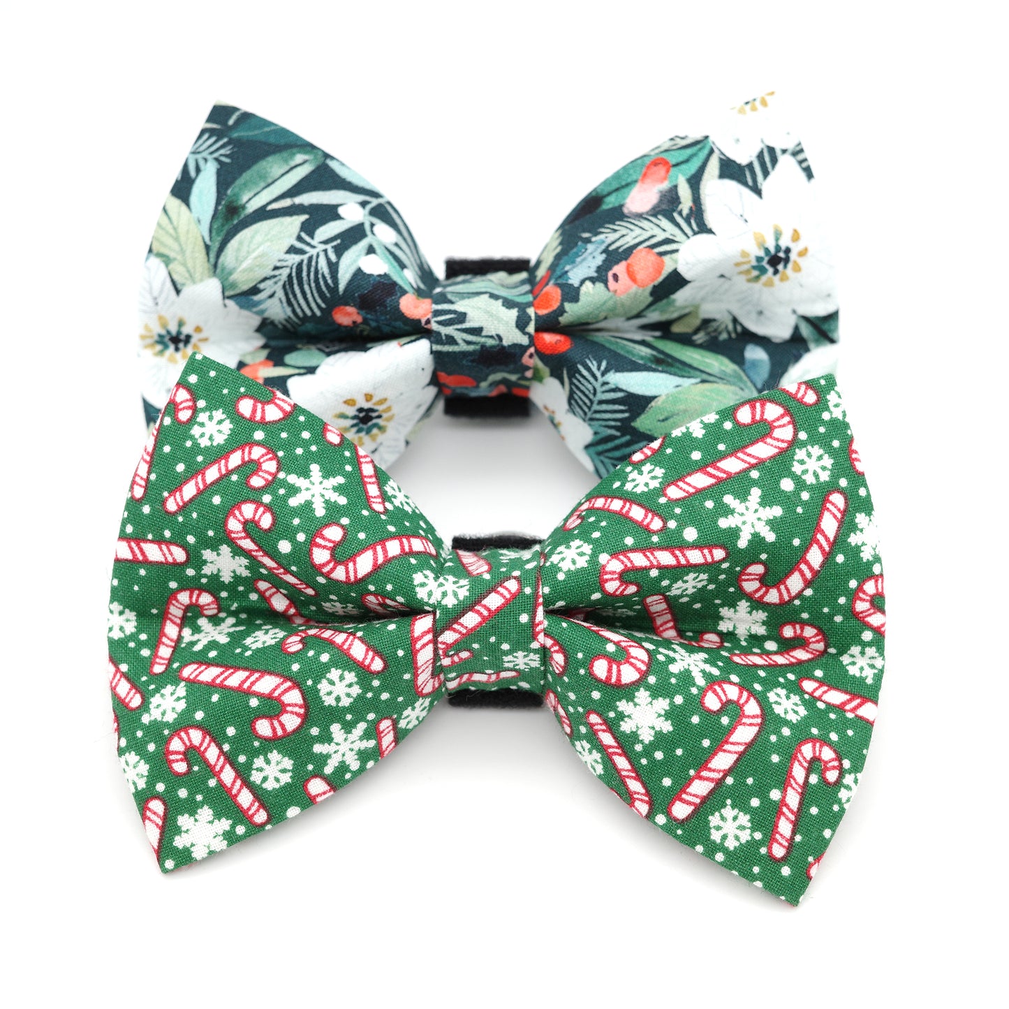 Poinsettia Dog Bow Tie