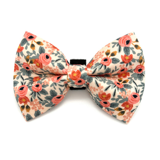 Rose Dog Bow Tie