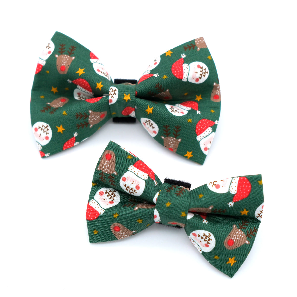 Santa and His Reindeer Dog Bow Ties