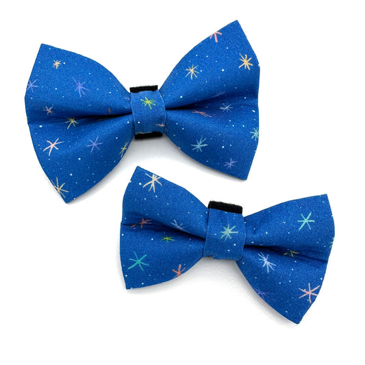 Sparkle Birthday Dog Bow Tie