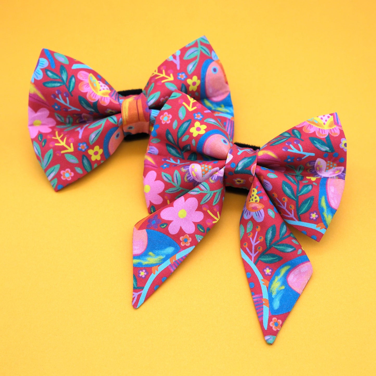 Toucan Dog Bows