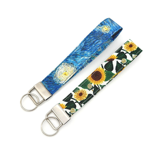 Van Gogh Wristlet Keychain