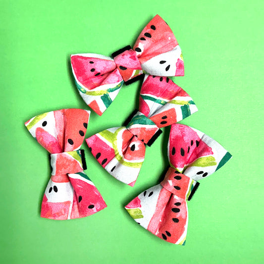 Watermelon Mini Dog Bow Tie