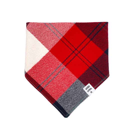 Americana Flannel Dog Bandana