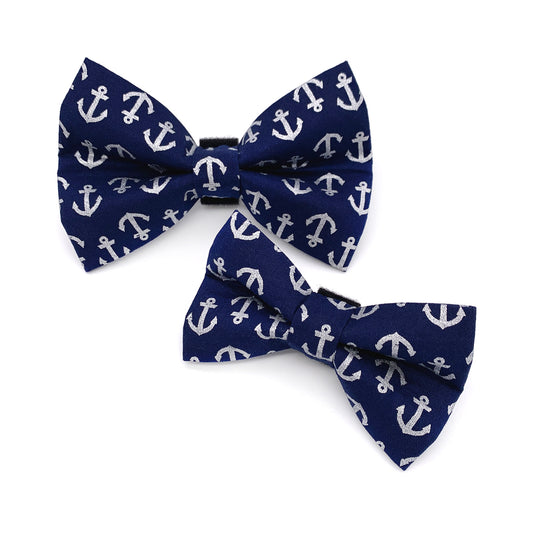 Anchor Dog Bow Tie