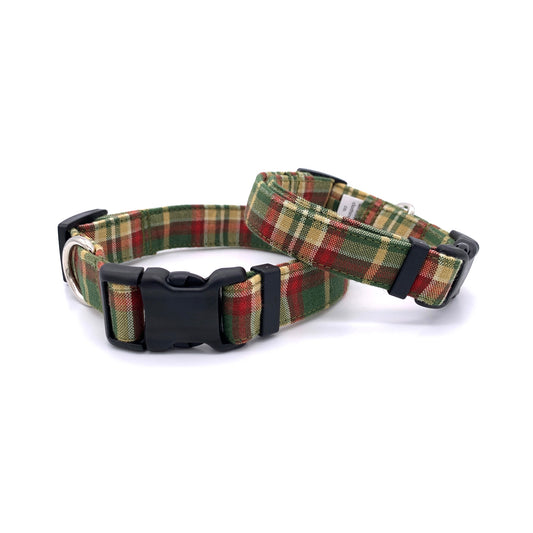 Aspen Plaid Dog Collar