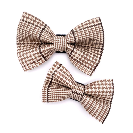 Birch Plaid Dog Bow Tie
