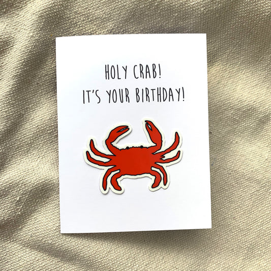 Holy Crab! It's Your Birthday Card