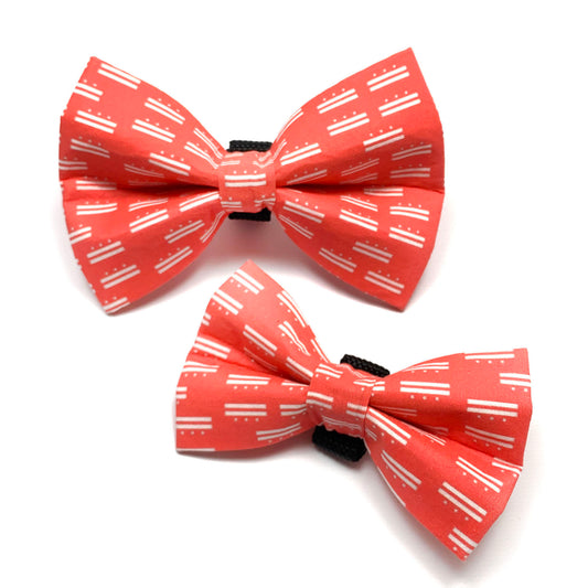 D.C. Flag Dog Bow Tie