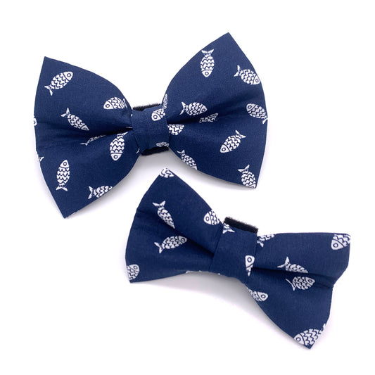 Fish Dog Bow Tie