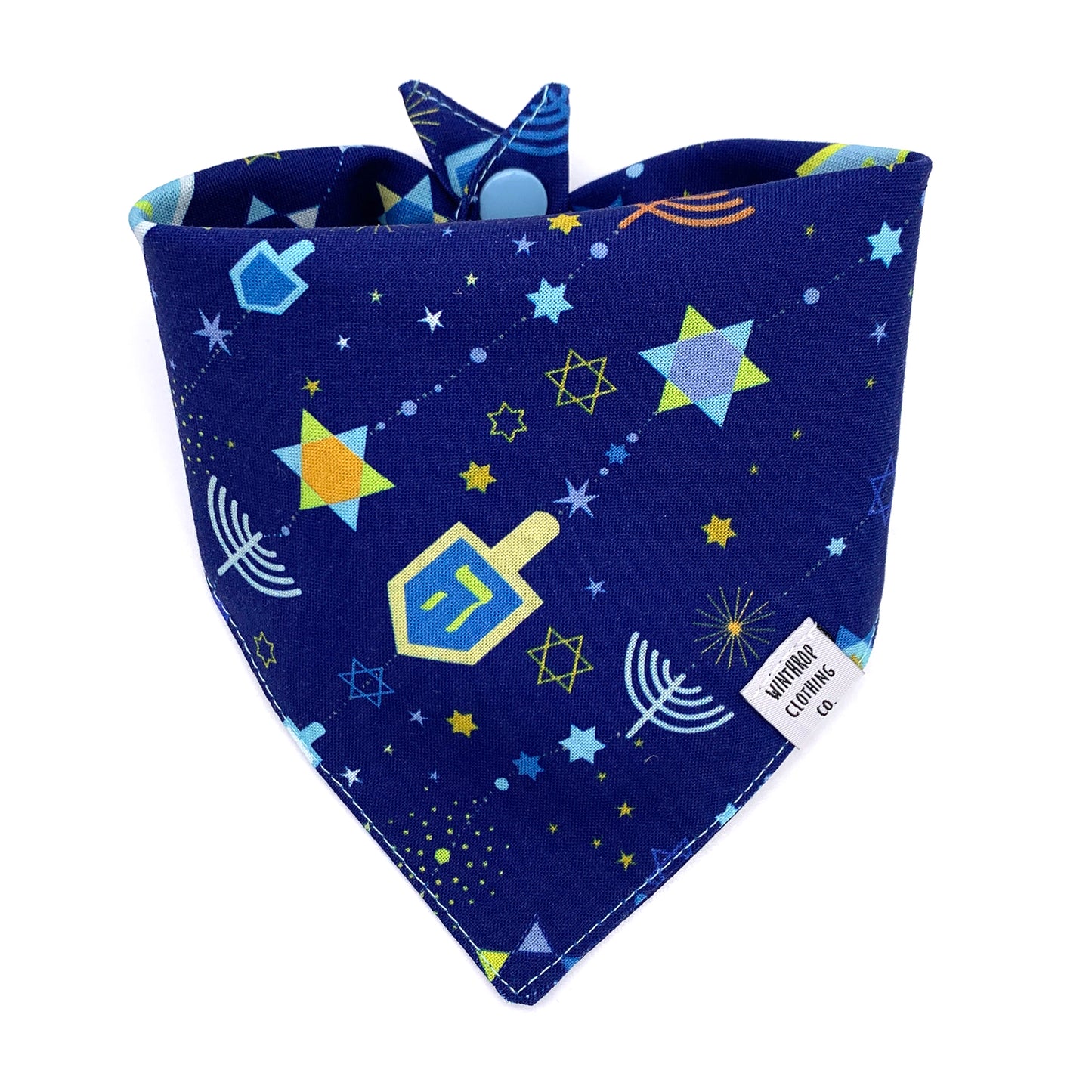 Hanukkah Dreidel Dog Bandana