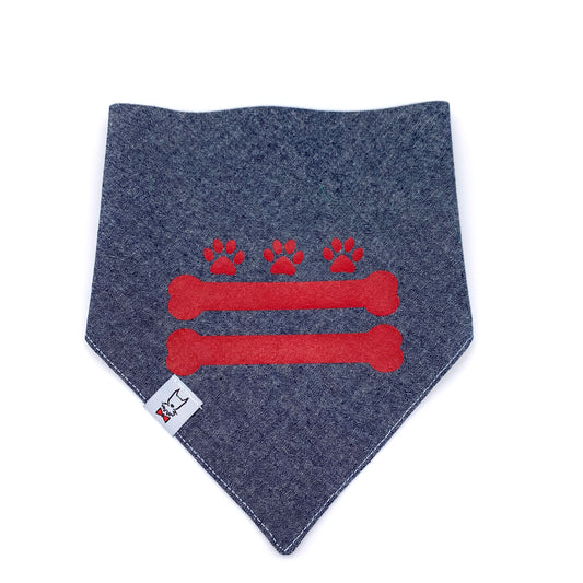 D.C. Bones Dog Bandana
