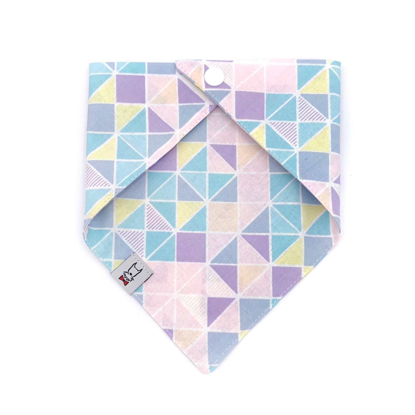 Pastel Triangle Dog Bandana