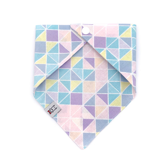 Pastel Triangle Dog Bandana