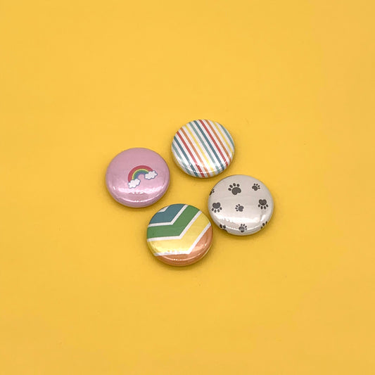 Rainbow + Paws Magnets