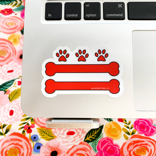 D.C. Bones Sticker