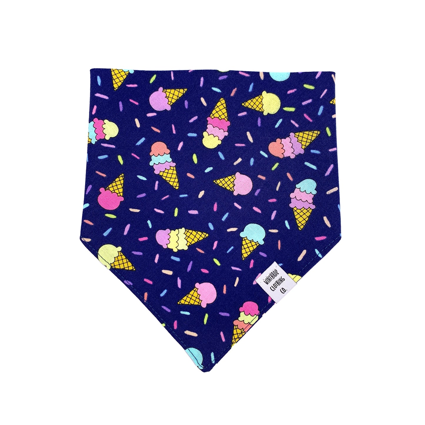 Ice Cream Dog Bandana