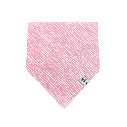 Pink Polka Dot Dog Bandana