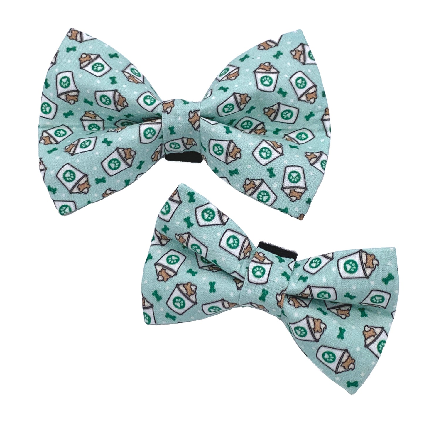 Puppuccino Pup Cup Dog Bow Tie