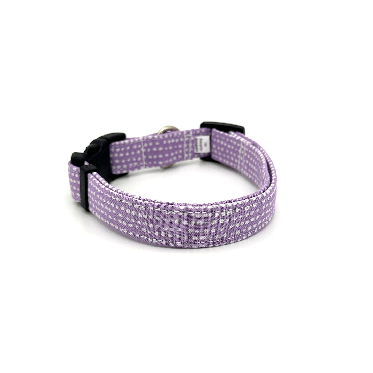 Purple Polka Dot Dog Collar