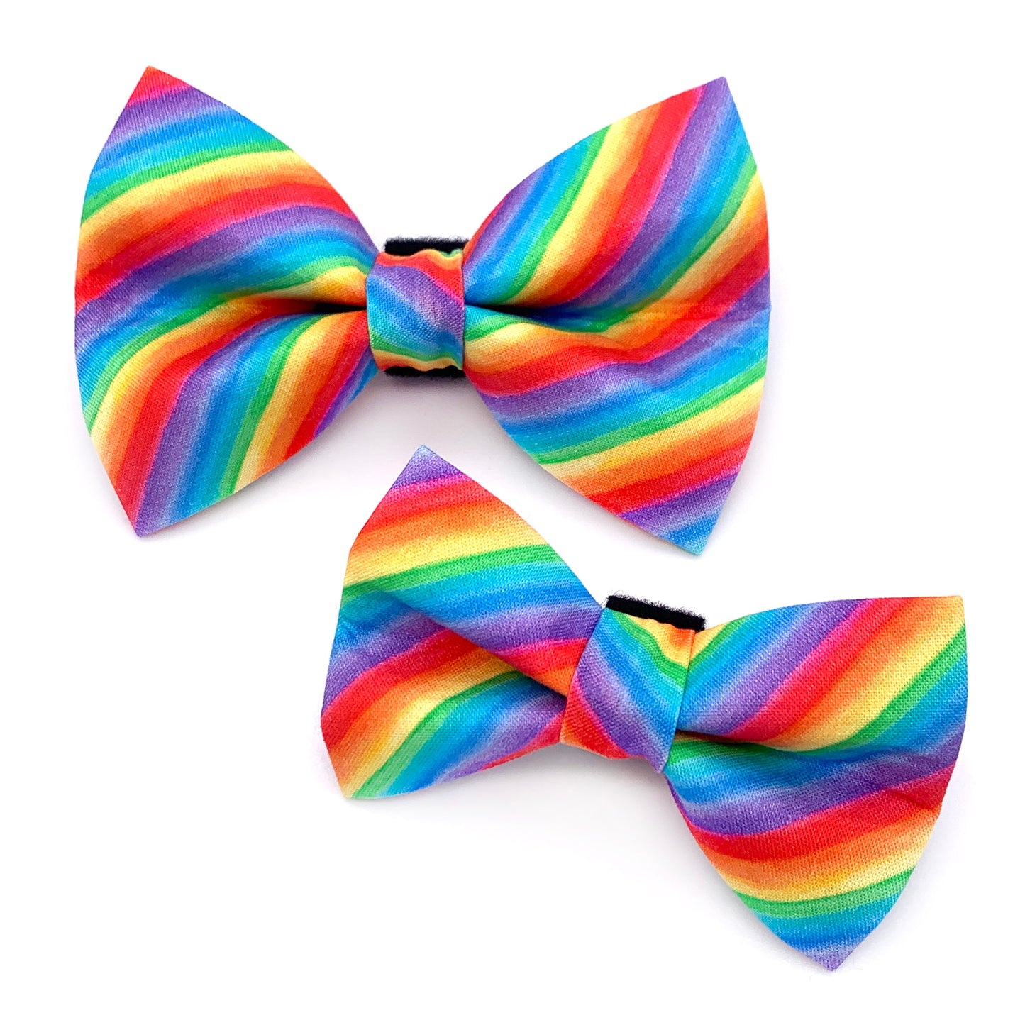 Rainbow Dog Bow Tie