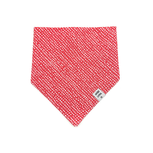 Red Polka Dot Dog Bandana