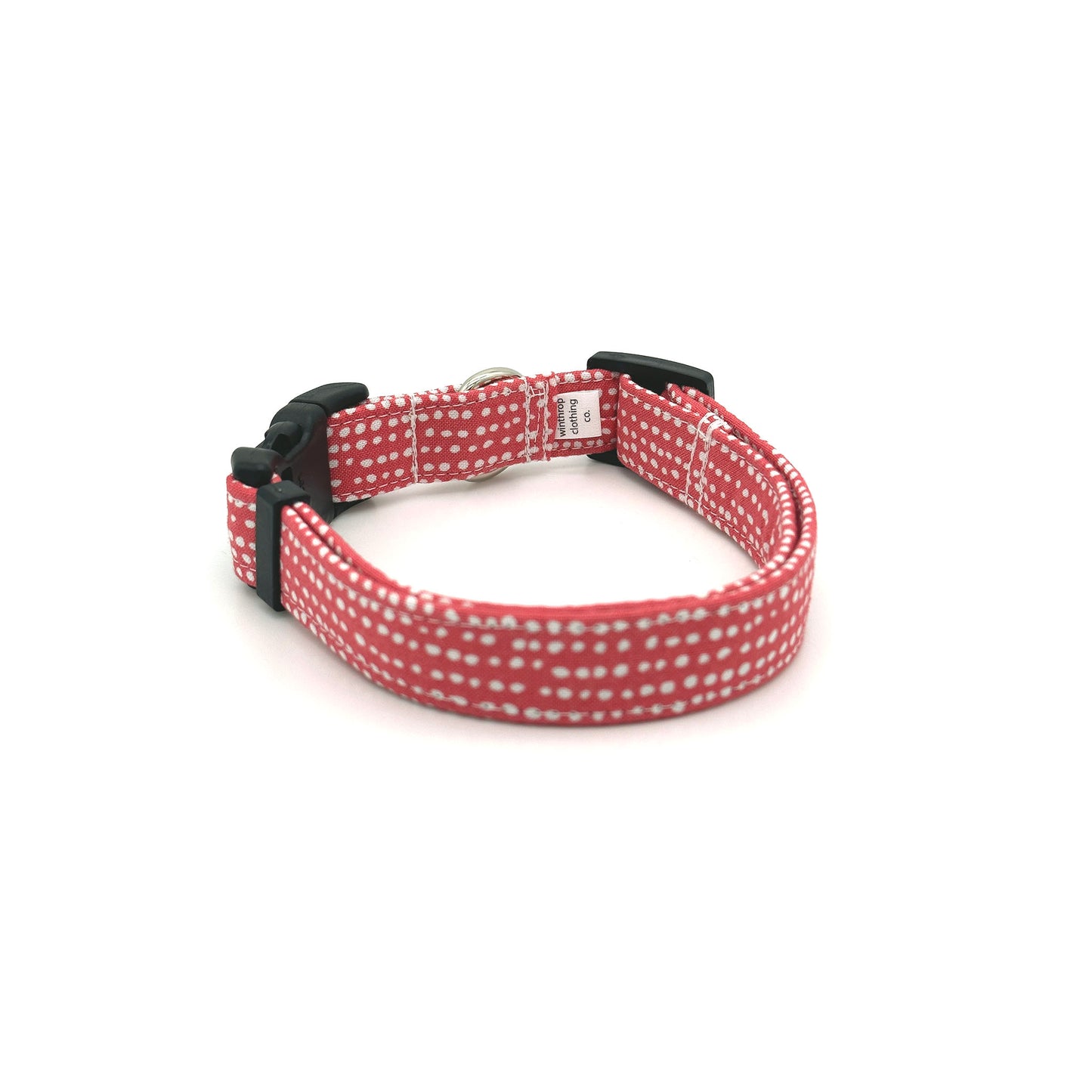 Red Polka Dot Dog Collar