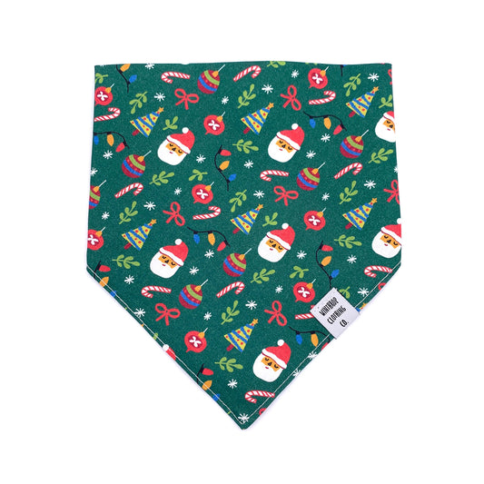 Santa Christmas Dog Bandana