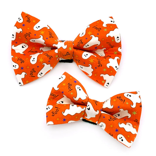 Boo Halloween Dog Bow Tie