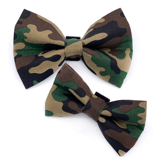 Camo Dog Bow Tie
